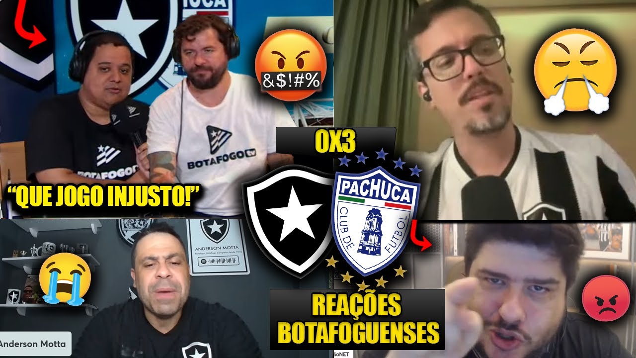 REAÇÕES dos BOTAFOGUENSES com a ELIMINAÇÃO do MUNDIAL - BOTAFOGO 0X3 PACHUCA [REACT MUNDIAL 2024]