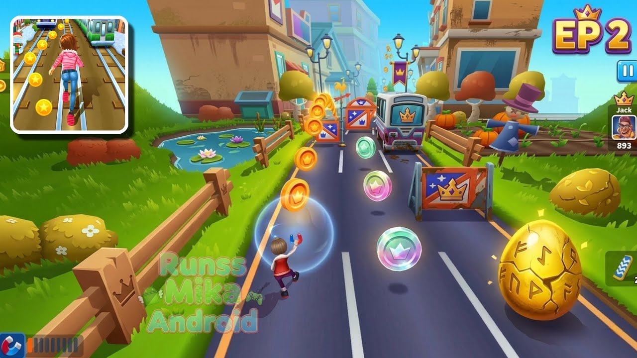 Subway Princess Runner - Полное прохождение игры, эпизод 2 (Android/IOS) | Runss Mika Android