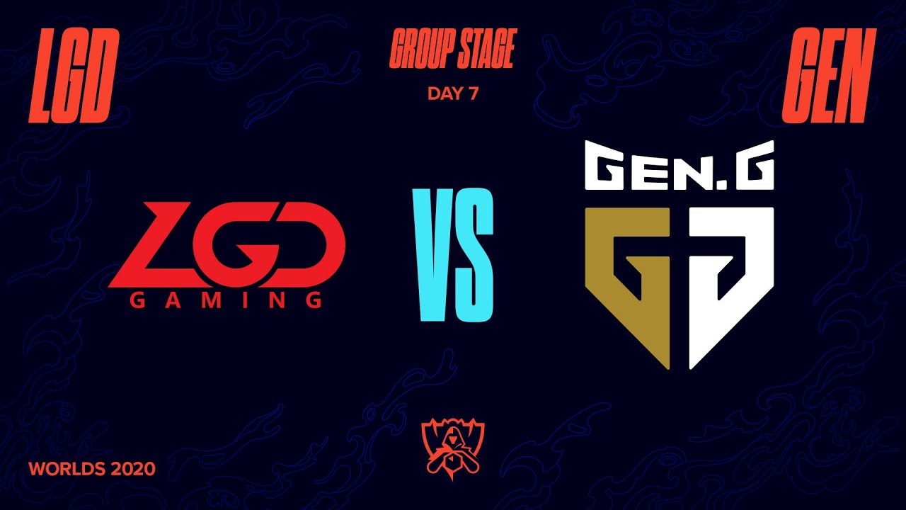 LGD vs GEN | Worlds Group Stage Day 7 | LGD Gaming vs Gen.G (2020)