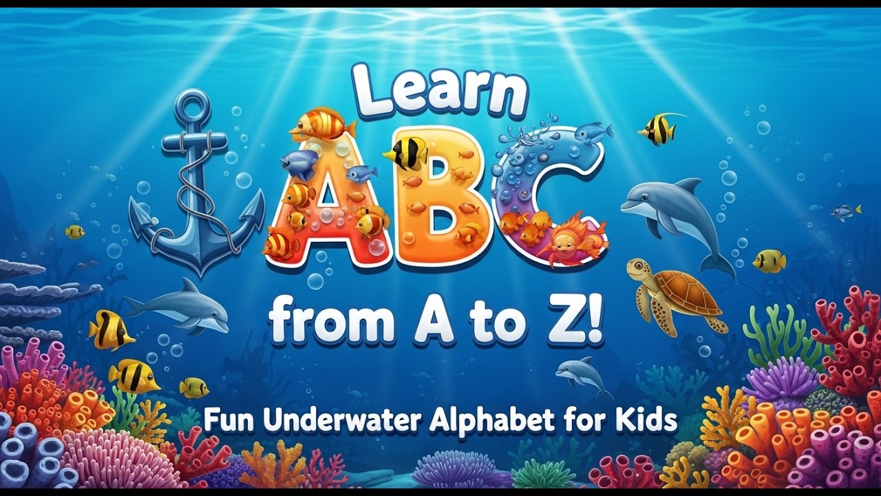 “🐬 Learn ABC from A to Z Underwater! Fun Ocean Alphabet for Kids 🌊” #kidslearning #kidssongs #kids