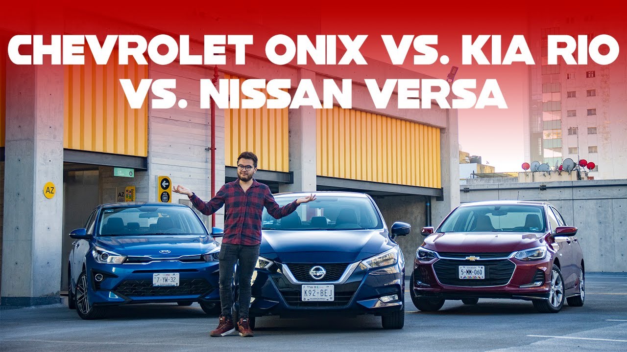 Chevrolet Onix vs. KIA Rio vs. Nissan Versa, comparativa: Tres superventas con argumentos para todo