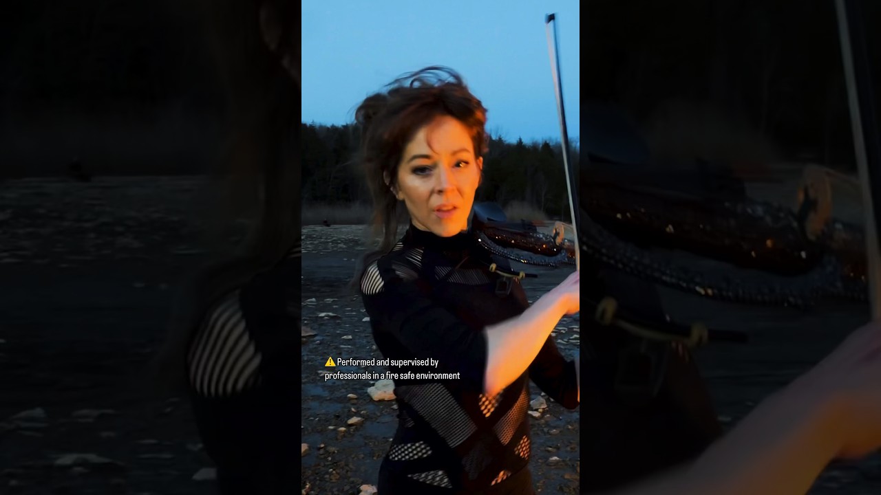 Lindsey Stirling - fire violin #shorts #lindseystirling #fire