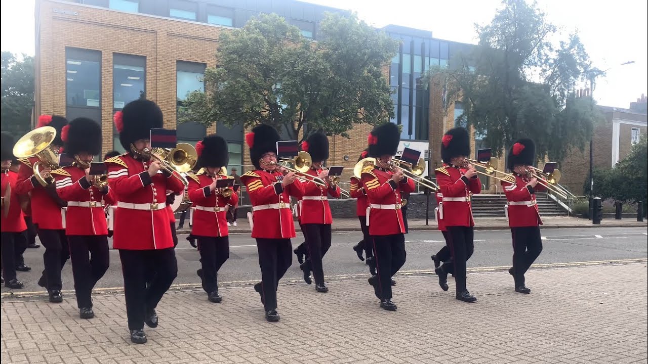 The band of the Coldstream guards new guard welsh guards