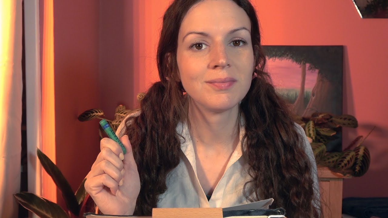 ASMR Art Class - Chatting and Drawing Sounds