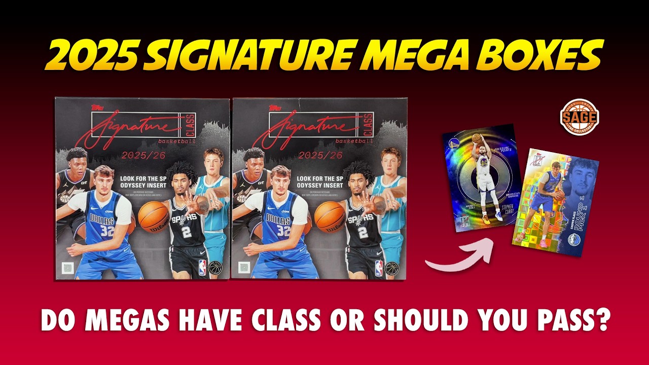 Мегабоксы 2025-26 Topps Signature Class Basketball 🔥 Стоят того или нет?