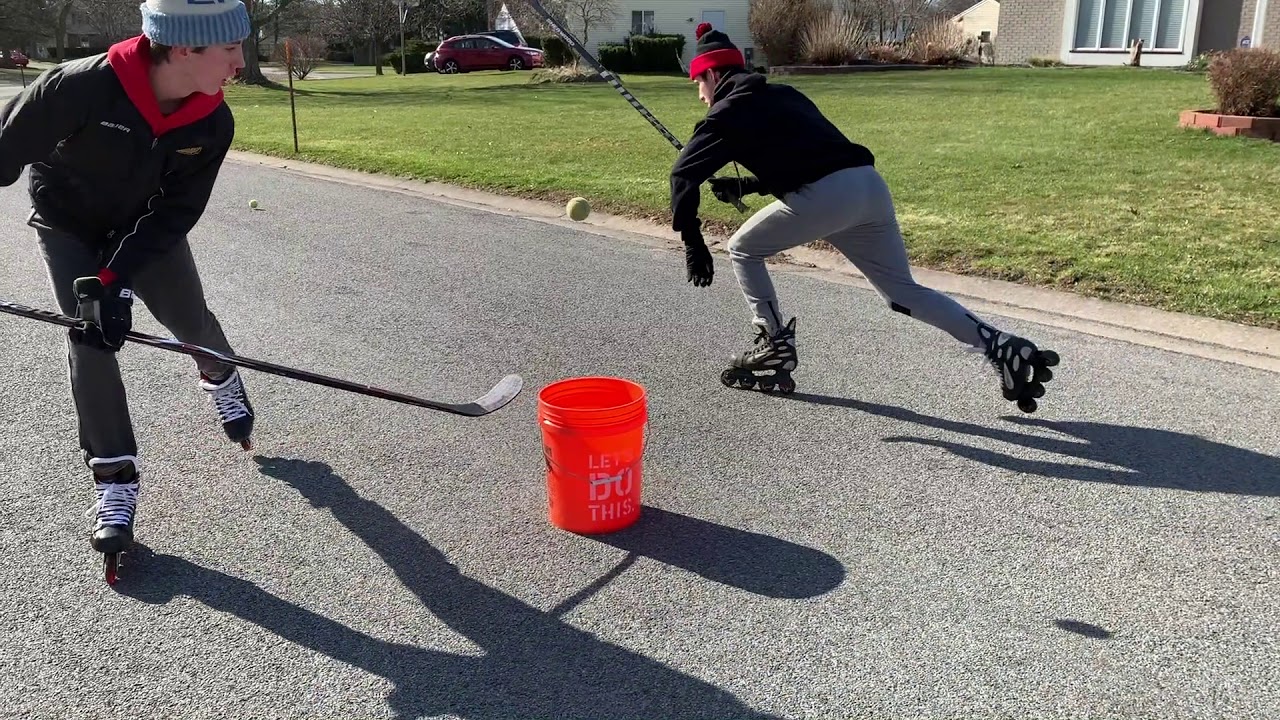Hockey from Home-Puck Skills with Tennis Balls