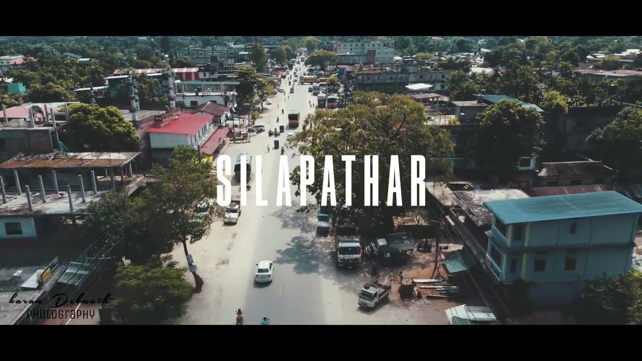 Silapathar Drone View | Silapathar Town From The Sky | Full market view