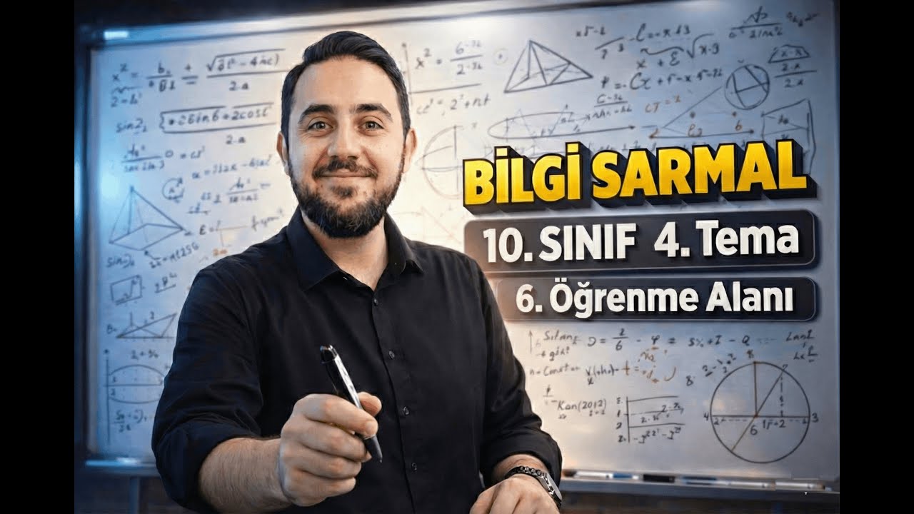 2025-26 Bilgi Sarmal 10. Sınıf Matematik | 4. Tema 6. Öğrenme Alanı (syf 206-207)