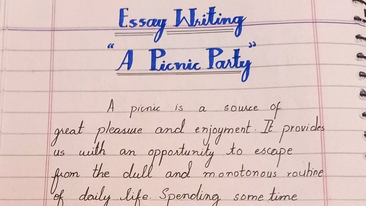 Essay writing on topic 