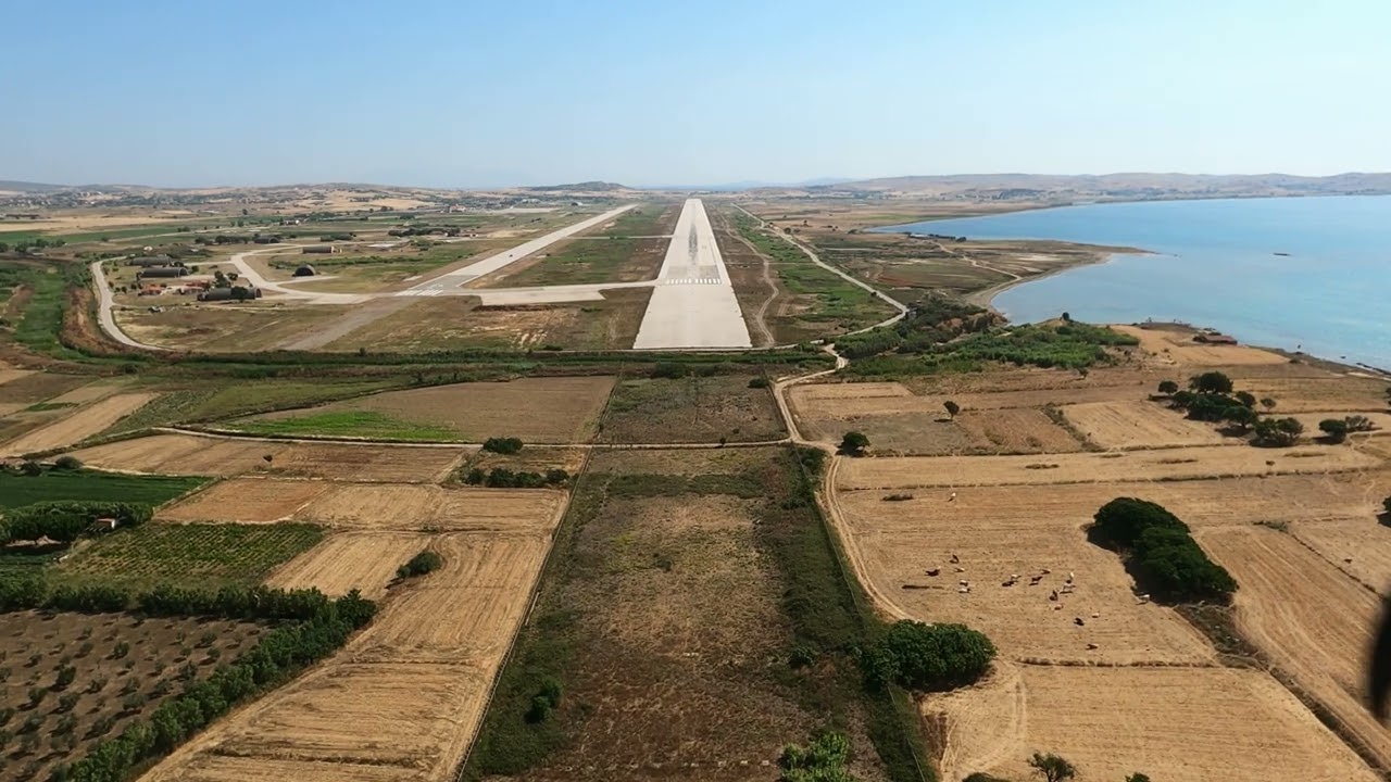 LANDING AT LIMNOS RWY 04R  2-7-2022