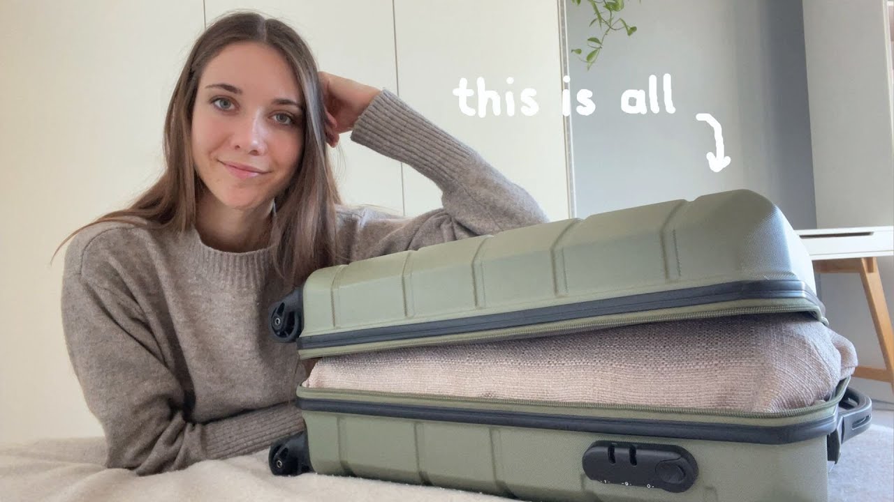 how I pack light for multiple month long trips | luggage tips from a full time traveler 🌴✈️