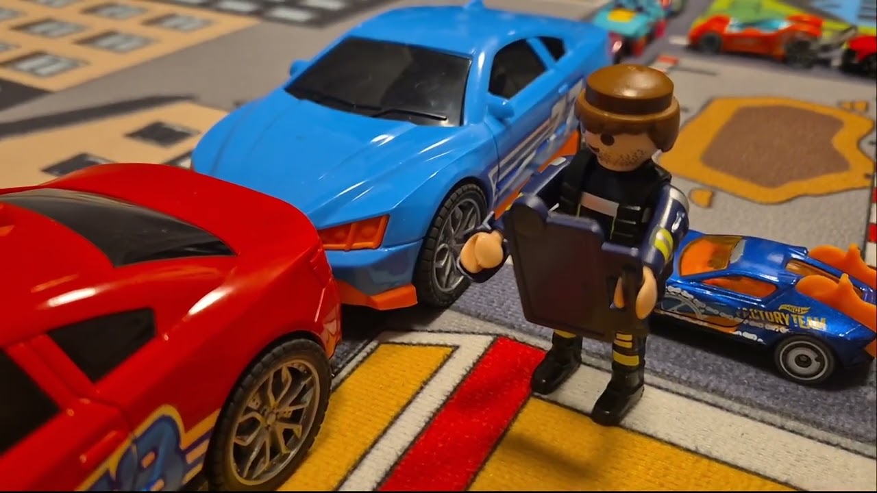 Playmobil Videos Deutsch//Unfall Einsatzfahrzeuge
