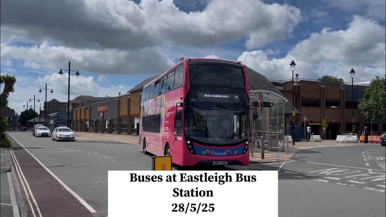 Buses at Eastleigh Bus Station 28/5/25