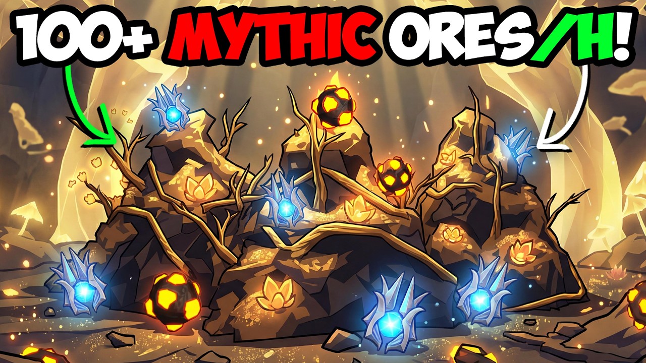 BEST METHOD To Farm ISLAND 4 ORES in The Forge Roblox... (+AFK SPOTS)