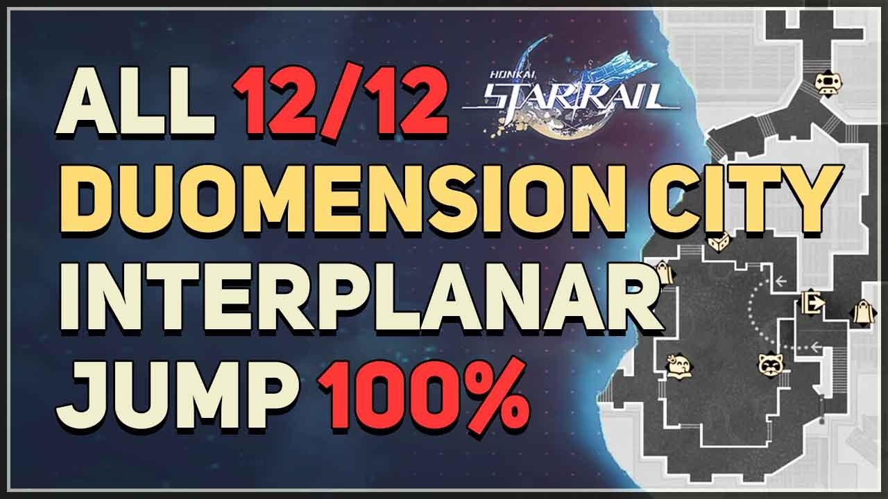 Duomension City All Interplanar Jump Exploration Progress 100% Honkai Star Rail 4.0