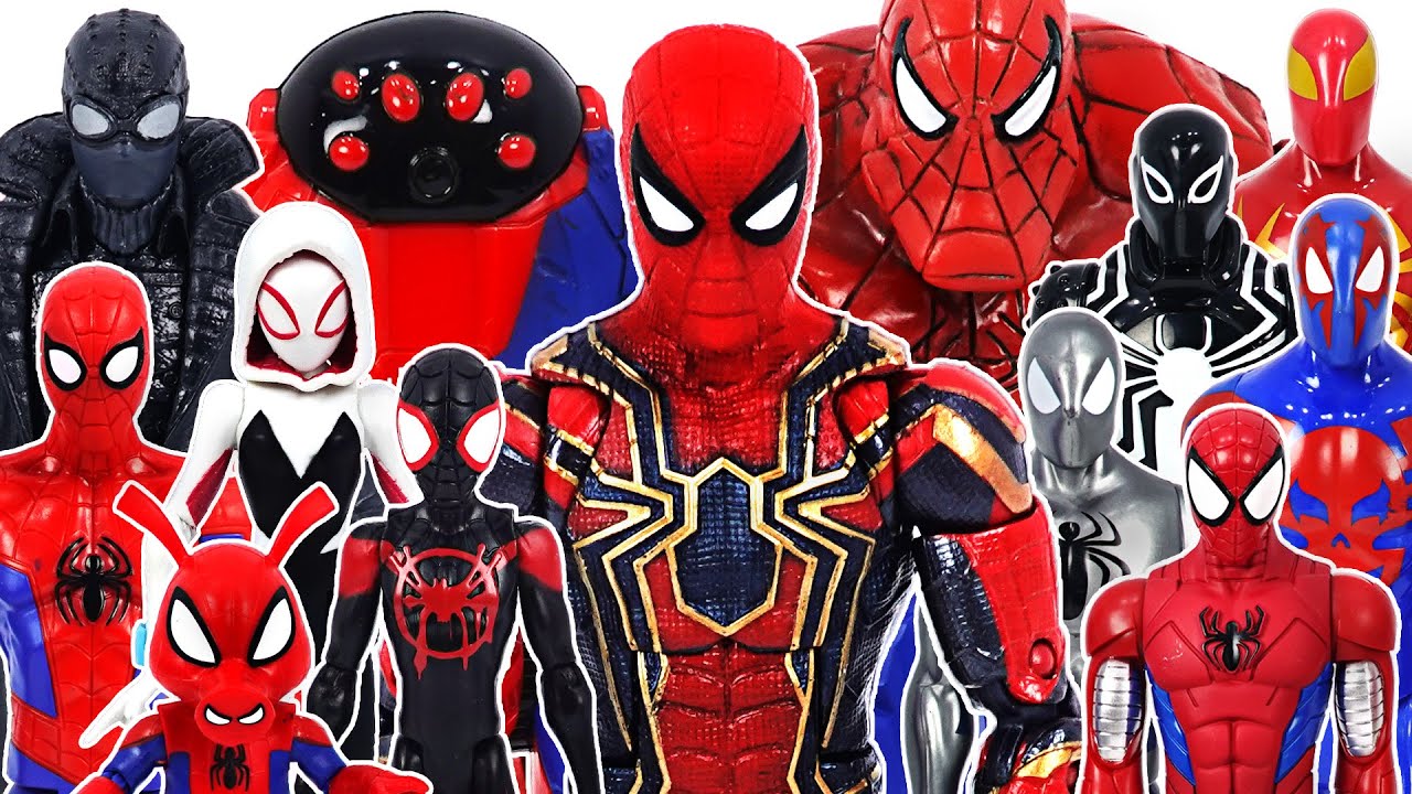 Marvel Spider-Man Into the Spider-Verse VS Ultimate Spider Hulk team battle! | DuDuPopTOY