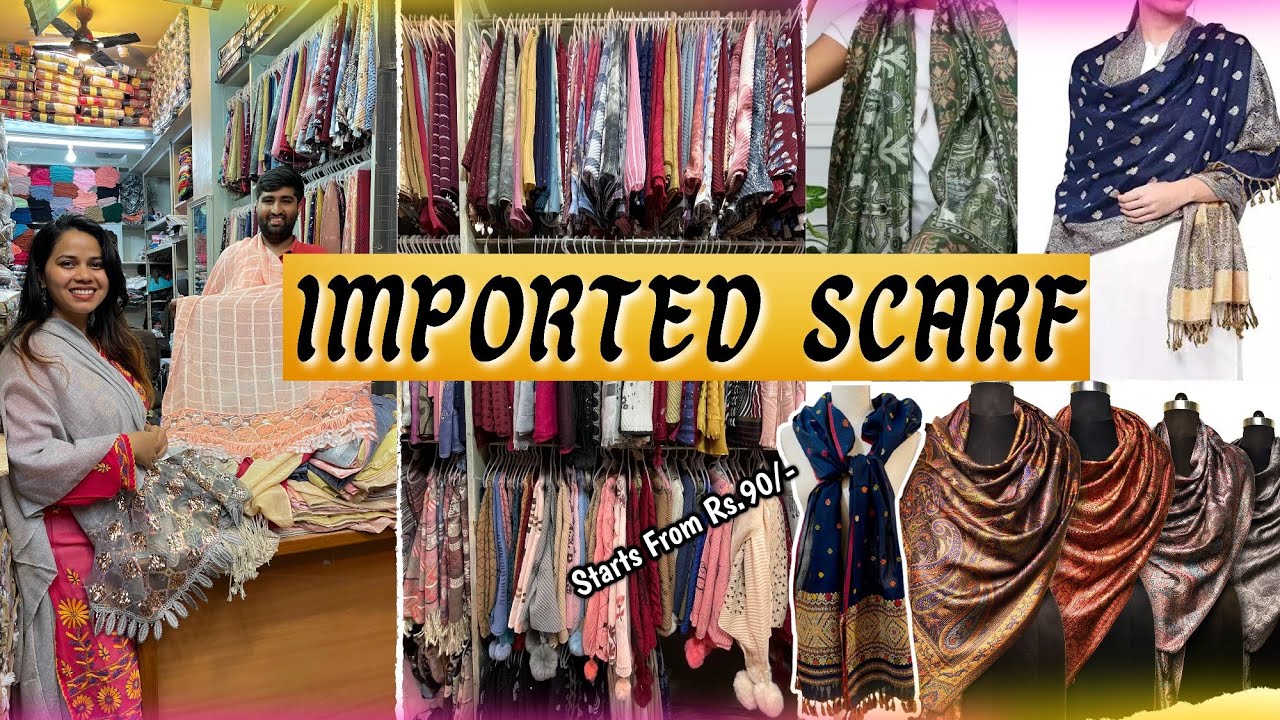 Imported Scarf in Mumbai | Scarf Styles | Scarf for Women | Street Shopping in Mumbai