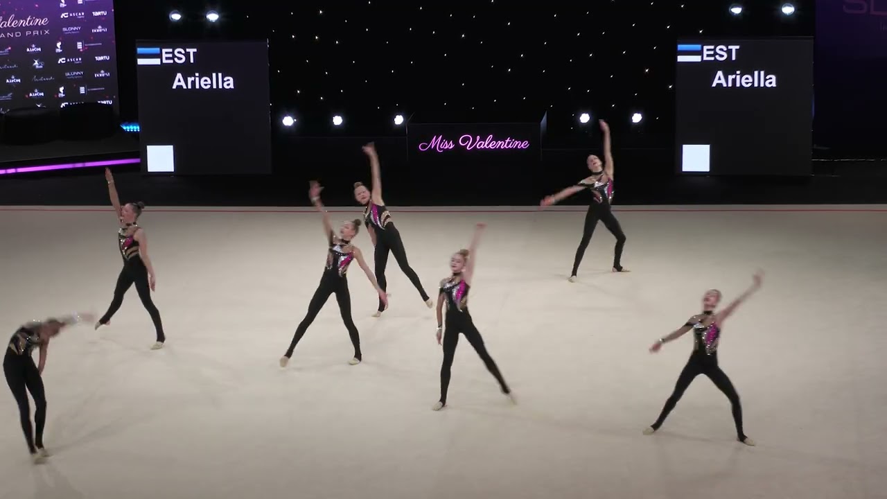Miss Valentine 2026. Estonia. GC Janika - Ariella. AGG 12-14 Final. EST