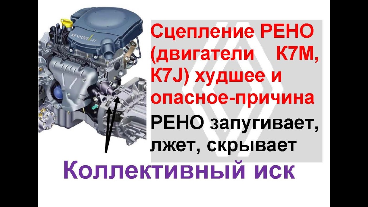 Сцепление РЕНО ХУДШЕЕ и ОПАСНОЕ-причина. Коллективный иск.