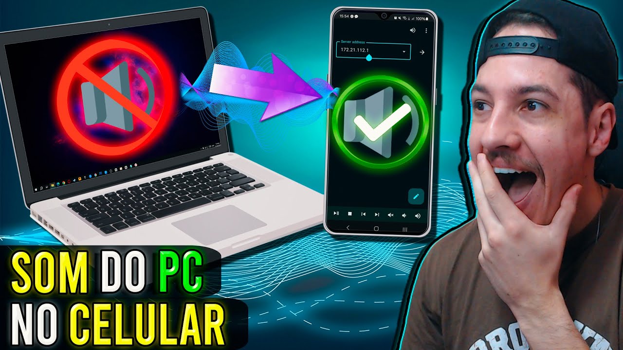 Como usar CELULAR como CAIXA DE SOM do PC 2025 Grátis