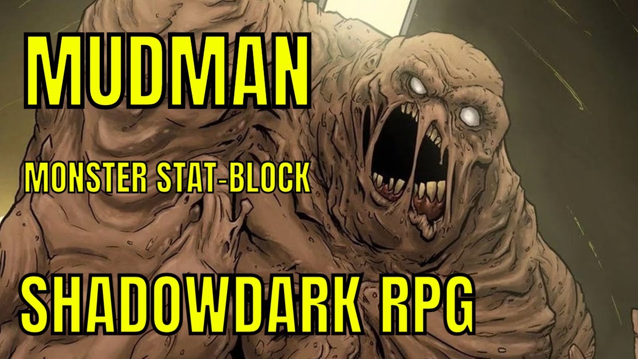 BUILDING SHADOWDARK MUDMAN MONSTER STAT-BLOCK 🔴#4k LIVE