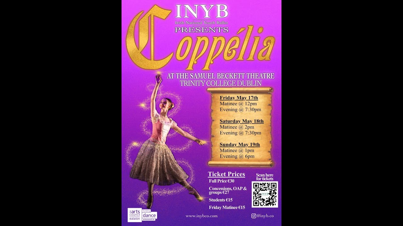 Coppelia Spring 2024 at the Samuel Beckett Theatre