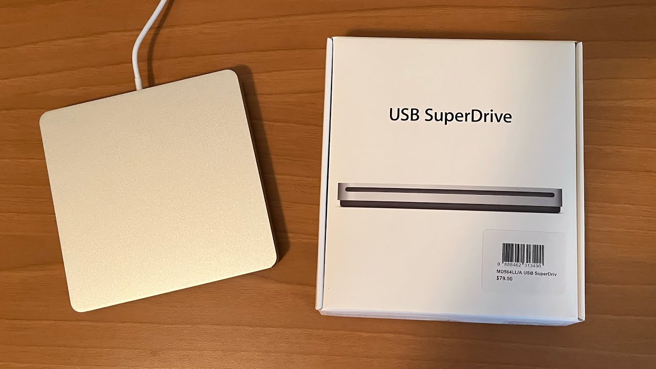 Как использовать USB SuperDrive от Apple с новым Macbook