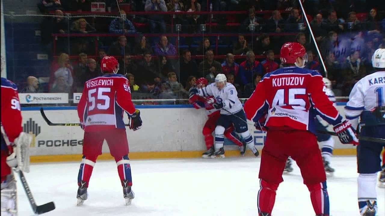 Цветков удален за удар в голову Плэтту / Tsvetkov sent off for illegal check on Platt