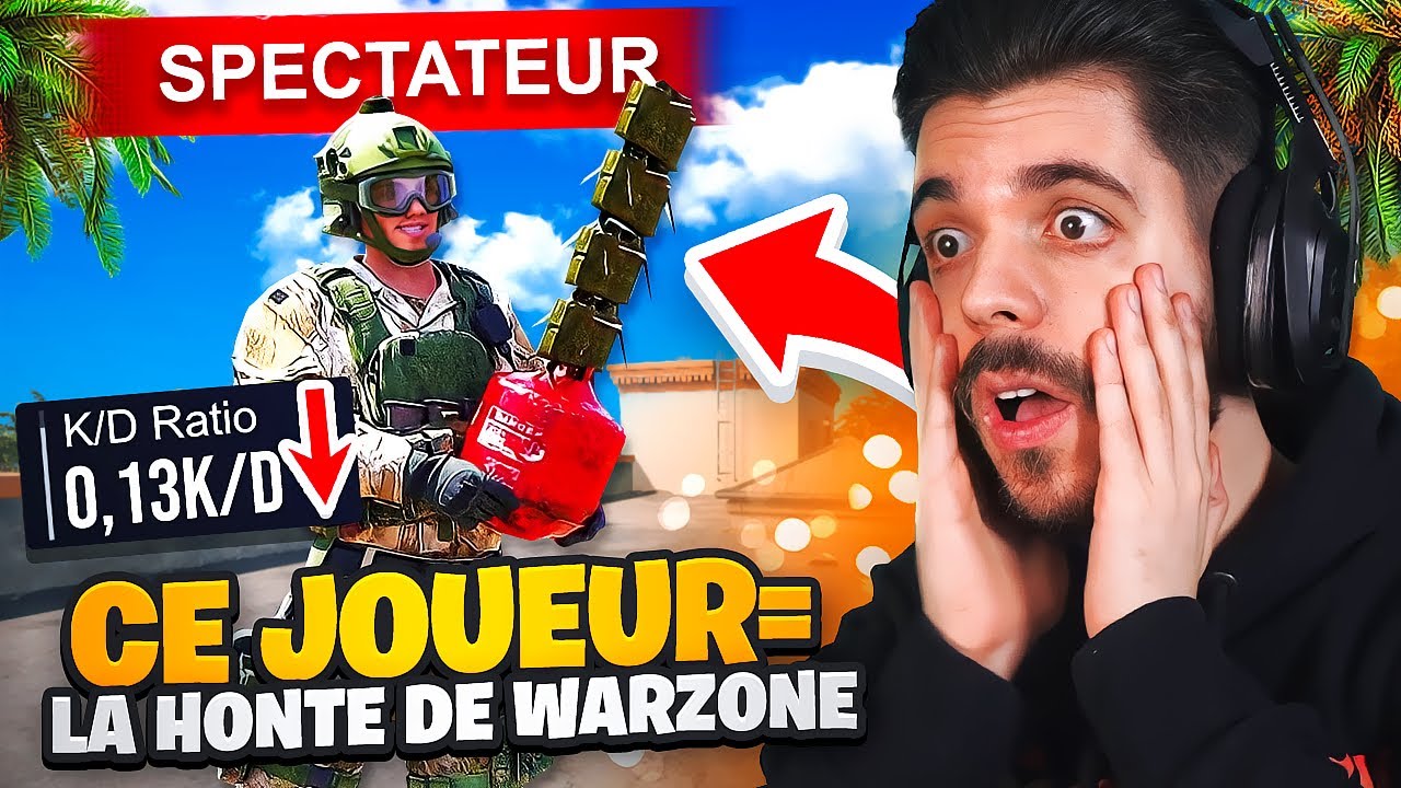 JE SPEC UN JOUEUR ARROGANT DE 0,13 K/D , VOUS ALLEZ LE DÉTESTER SUR WARZONE ...