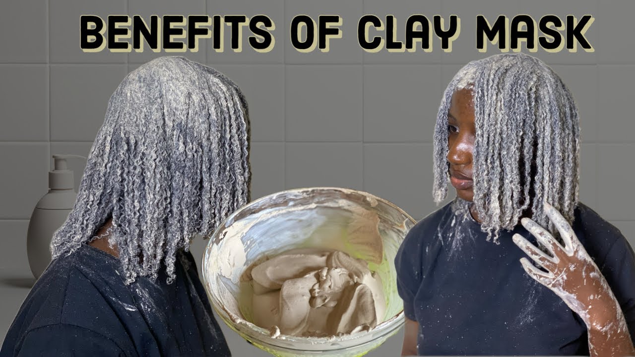 Clay mask CHANGED MY HAIR | Rhassoul clay detox for 4c hair