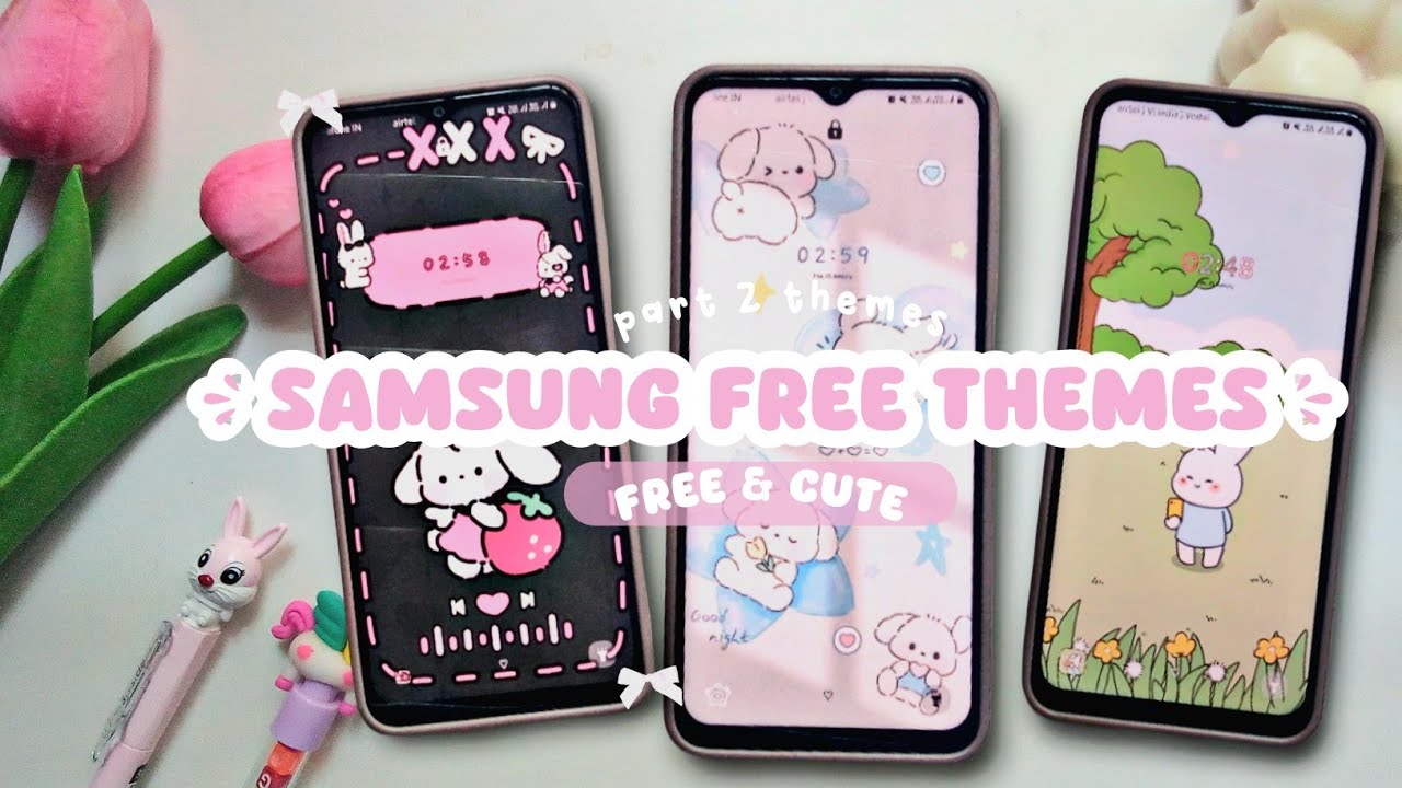 Samsung Galaxy free themes | cute & aesthetic ♡