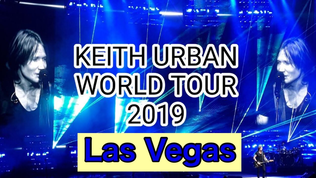 KEITH URBAN WORLD TOUR 2019 LAS VEGAS HIGHLIGHTS GRAFFITI U