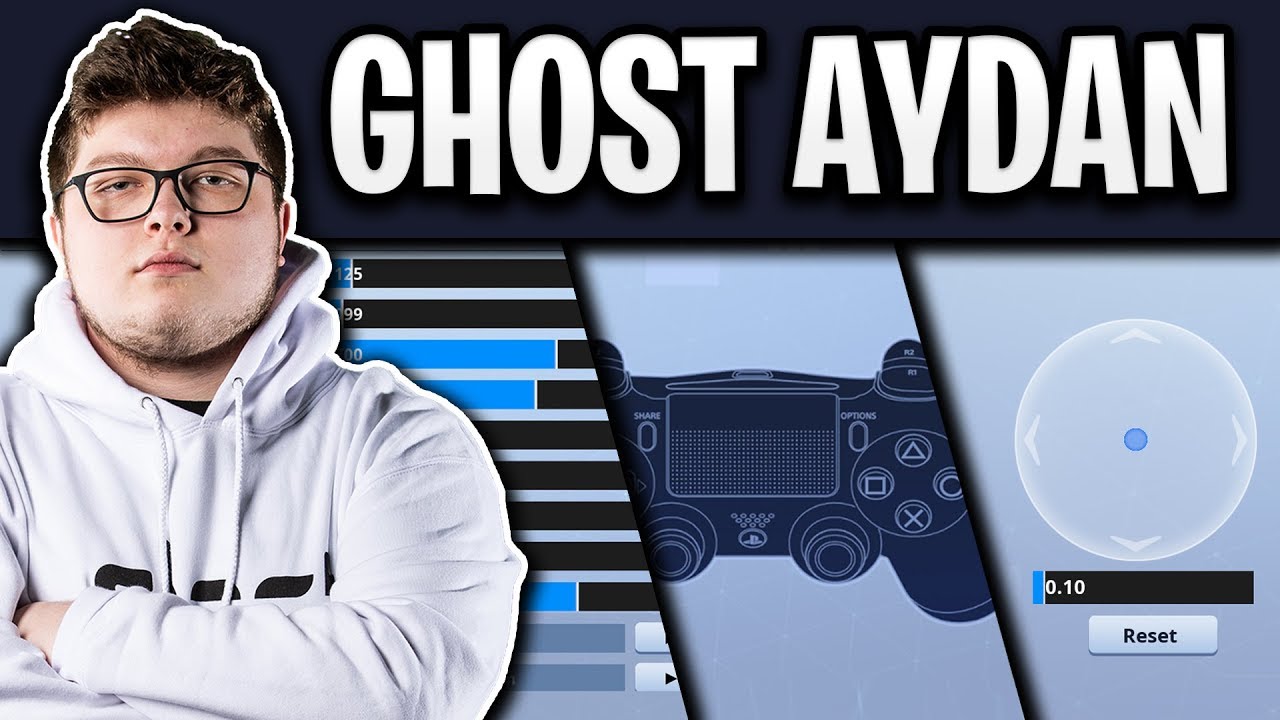 Ghost Aydan's Fortnite Settings, Controller Binds and Res (NEW DEADZONE)
