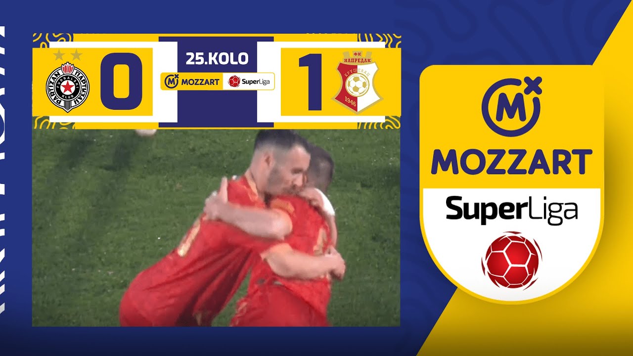 Mozzart Bet Super liga 2023/24 - 25.kolo: PARTIZAN – NAPREDAK 0:1 (0:1)
