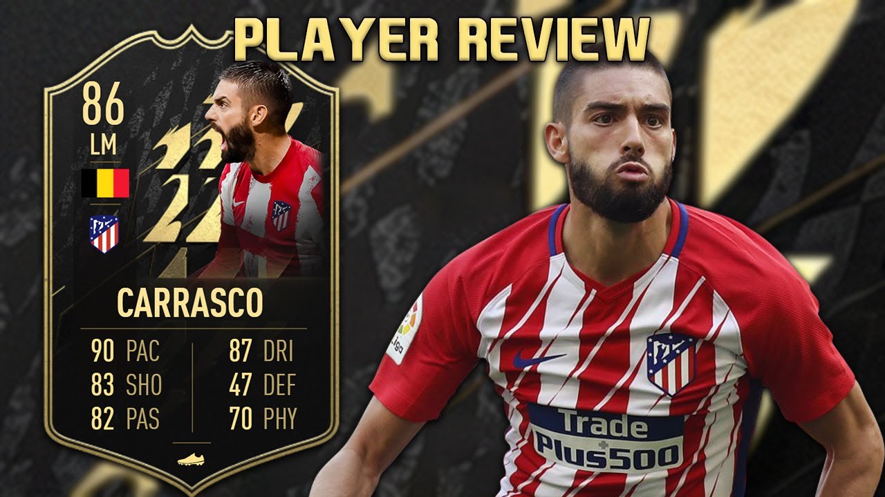 HOW GOOD IS HE? 🤔 86 TOTW CARRASCO PLAYER REVIEW! FIFA 22 ULTIMATE TEAM