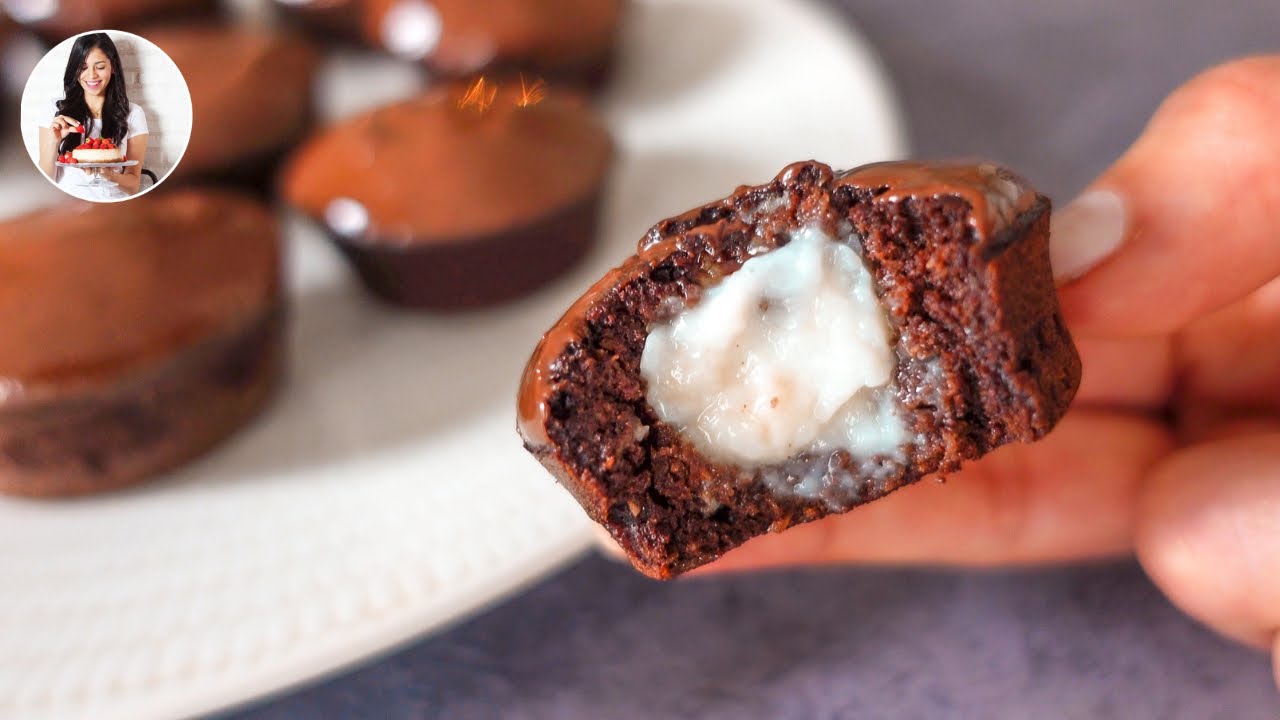 🍫 Pastelitos de Chocolate rellenos de Crema Pastelera! 😋Te antojaste?