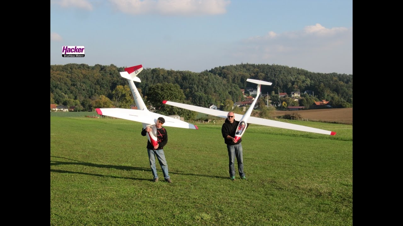 Ka6 + ASW20 mit Hacker Turnado