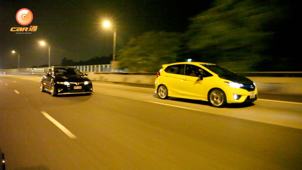 Spoon K20A Fit VS FN2 Type R Tuning！Battle！