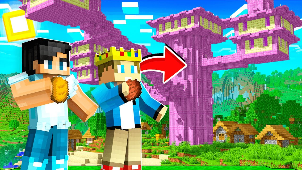 Minecraft, MUTTA Syöminen Spawnaa SATUNNAISEN RAKENNUKSEN?! w/Kakkuh​