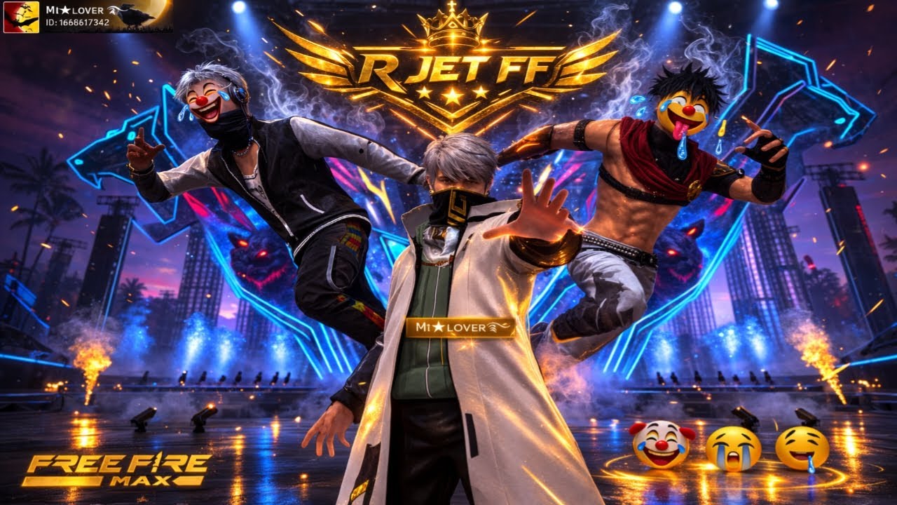 Live streaming of R JET FF#freefire max live#tamil youtuber