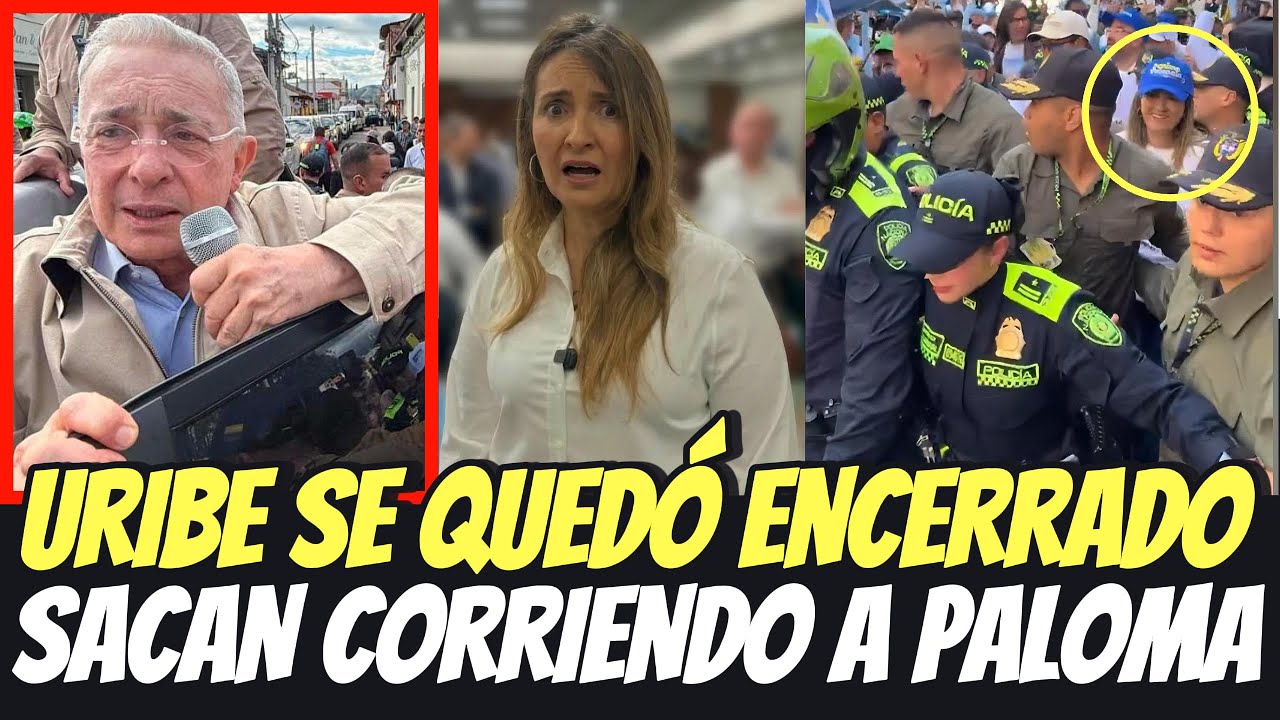 🚨 SACAN CORRIENDO A PALOMA VALENCIA Y URIBE SE QUEDA ENCERRADO EN BOYACÁ