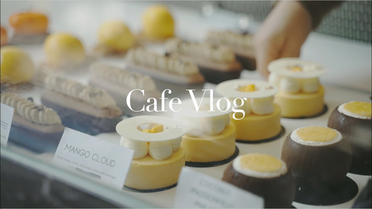 CAFE VLOG Vo.6 | A Calm Relaxing Day at the Cafe | Cake Coffee Dessert Shop Everyday Life | 多伦多蛋糕店日常