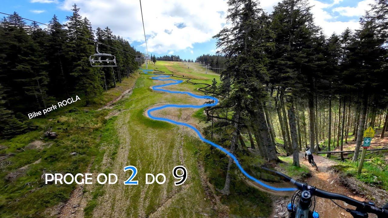 MTB Bike park Rogla: VSE PROGE OD VRHA DO PODNA