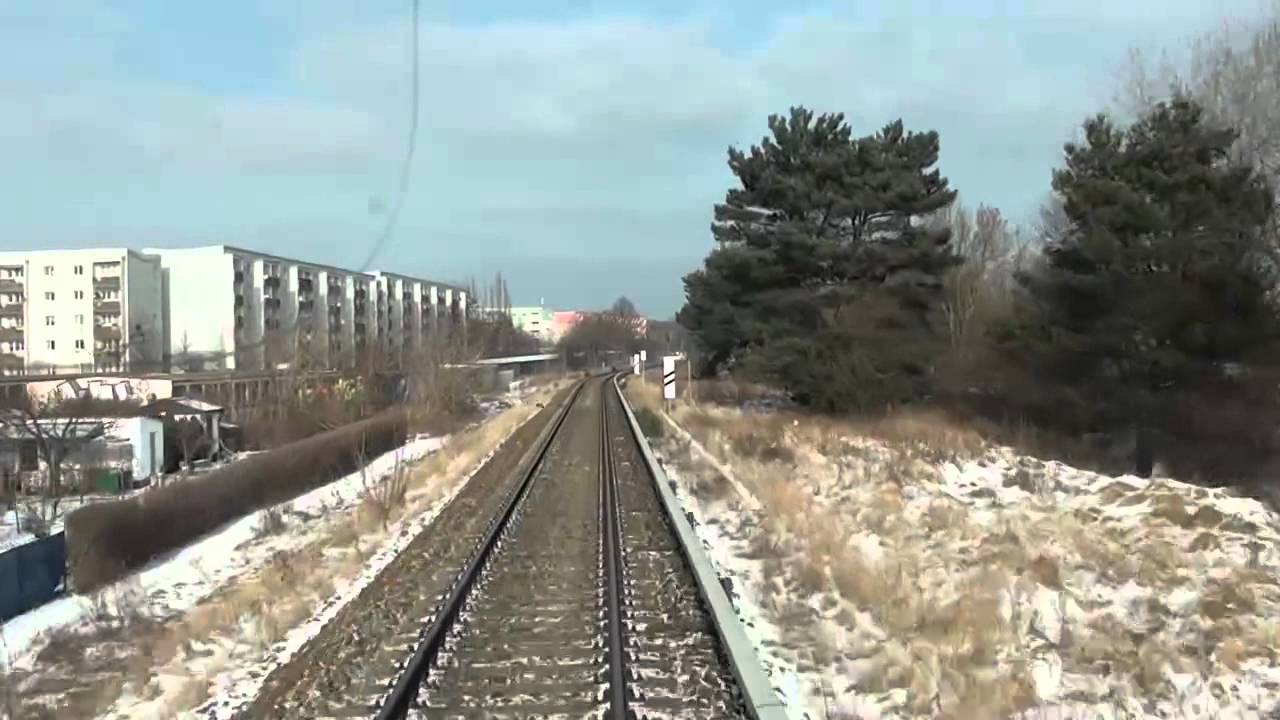 Führerstandsmitfahrt S-Bahn Berlin  Strausberg - Strausberg Nord,