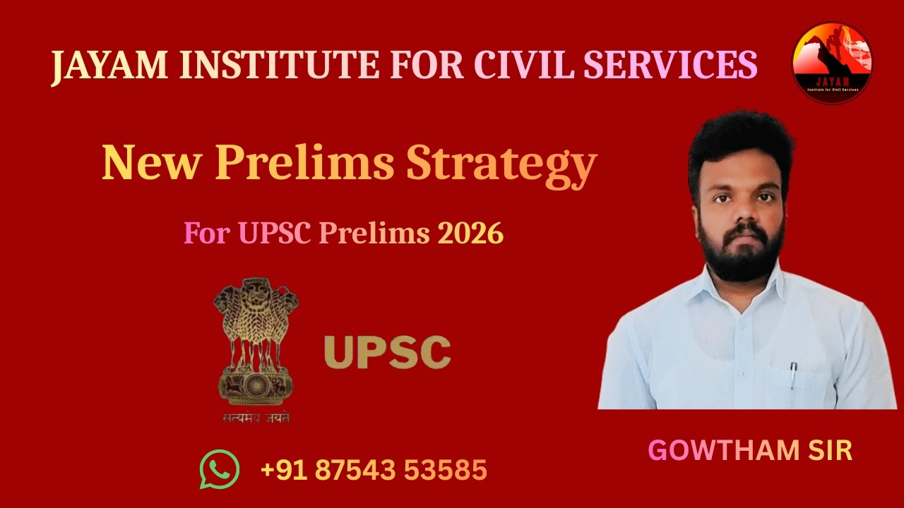 How to Clear UPSC Prelims 2026 in First Attempt | Jayam Institute