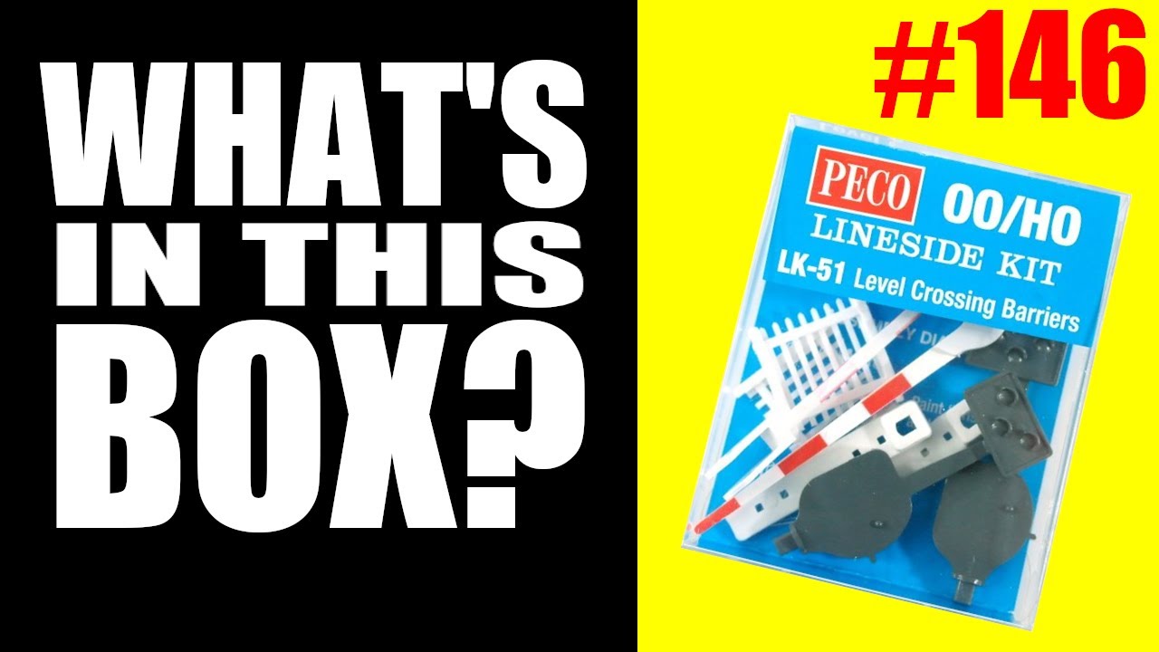 146 - Peco LK-51 Level crossing barriers kit OO gauge