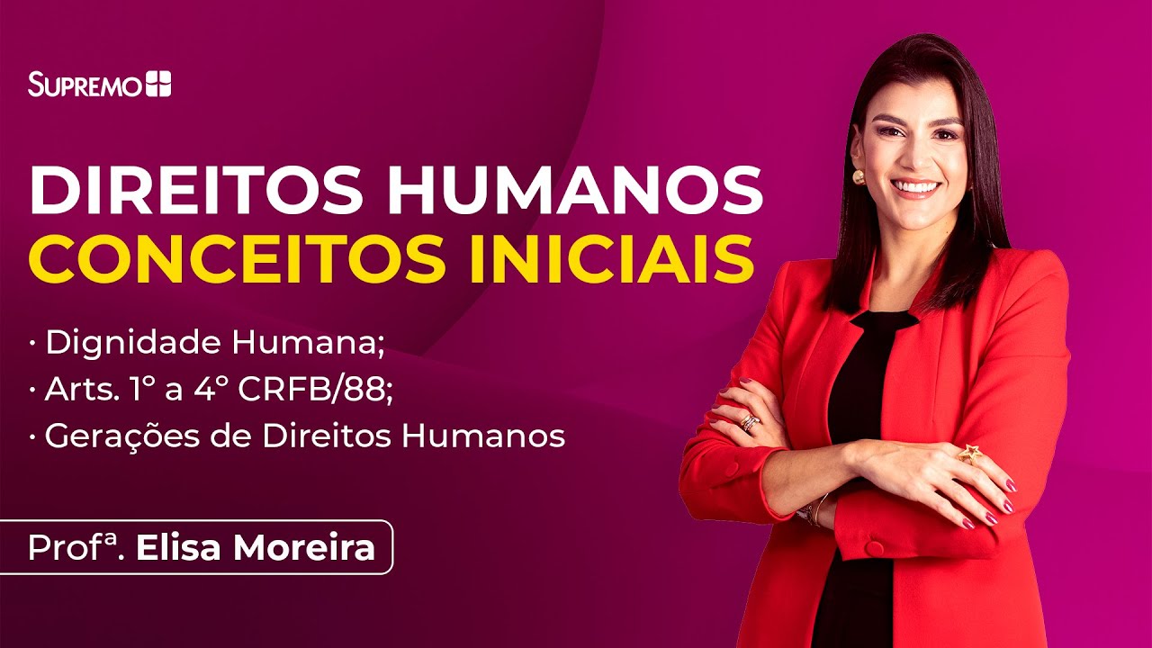 CONCEITOS INICIAIS DOS DIREITOS HUMANOS | Profª. Elisa Moreira