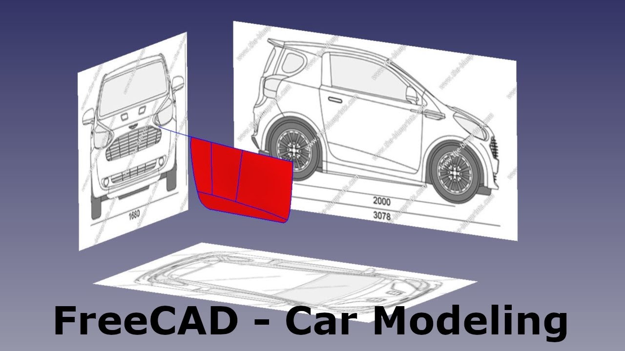FreeCAD Car Modeling
