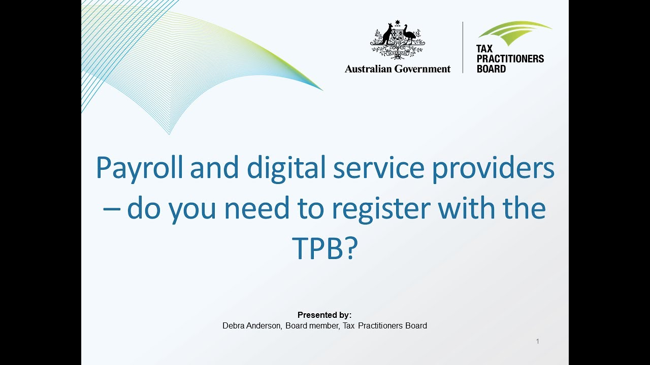 Payroll and digital service providers