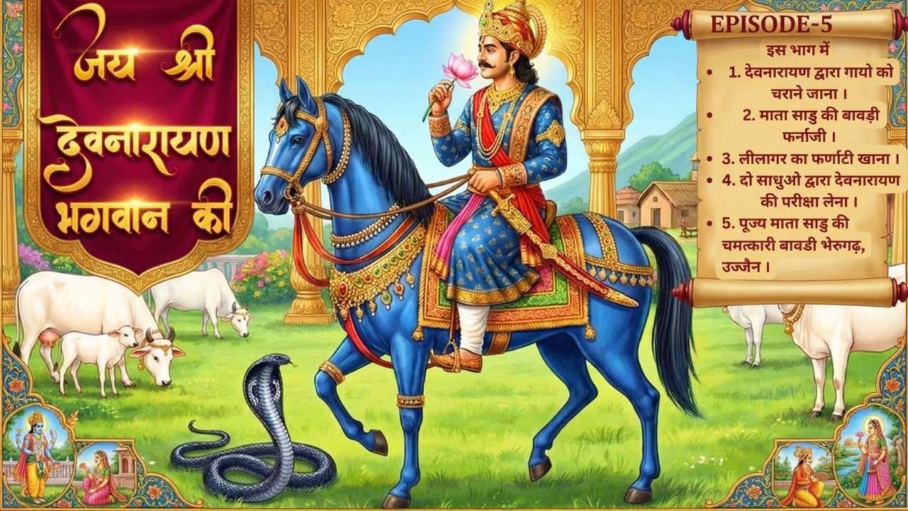 देव लीला Episode5 । श्री देवनारायण भगवान की मालवा मे लीला दिखाने की अनसुनी कथा #devnarayan